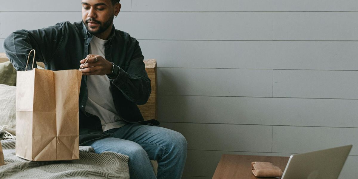 Satisfied customers in modern home interior